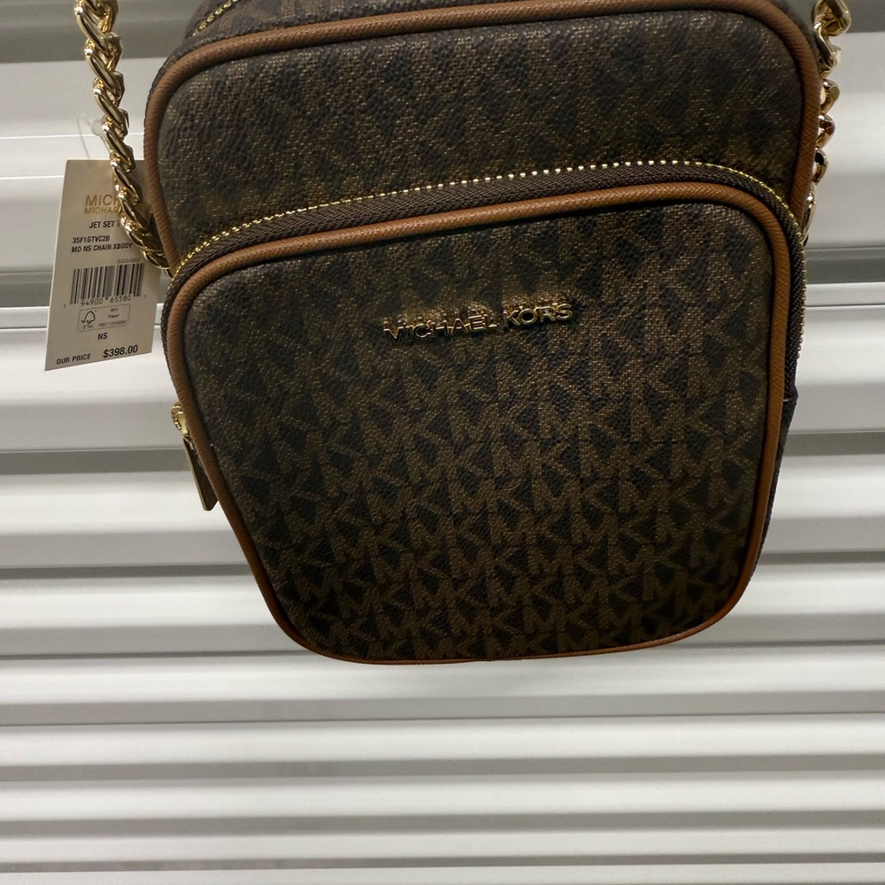 Michael Kors Black and Brown Belt Bag - Picture 6 of 8